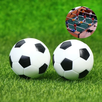  2 buc Rășină Masă de Fotbal Minge de Fotbal de Interior, Jocuri de Fotbal, Fussball 36mm Jocuri