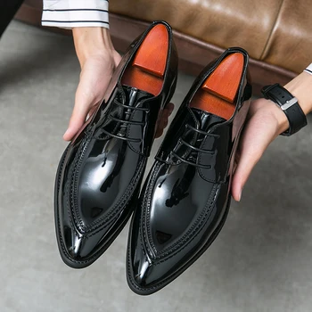  Bărbați Clasic din Piele PU de Moda pentru Bărbați Pantofi Loafer Pantofi Pantofi Pantofi pentru Bărbați Pantofi Pentru Bărbați