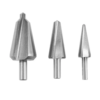  Cele mai noi 3Pcs HSS Oțel Conica Set burghie Umbrela Con Cutter Pentru Lemn Metal Con Cutter Burghiu 16-30.5 mm/5-20mm/3-14mm