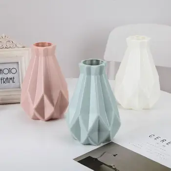  Nordic Vaza De Flori Decor Acasă Plastic Vaza Aranjament Imitație Ceramice Ghiveci Acasă Decor De Masă Vaze Pentru Flori