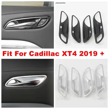  Ușa interioară Trageți mânerul ușii Mâner de Mână strângându Castron Decor Capac Ornamental Pentru Cadillac XT4 2019 - 2022 ABS Mat / Fibra de Carbon